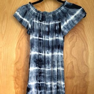 NEW! LA Hearts Tie Dye Off the Shoulder Dress